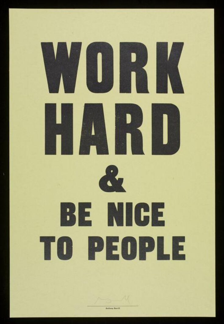 Work Hard and Be Nice to People top image