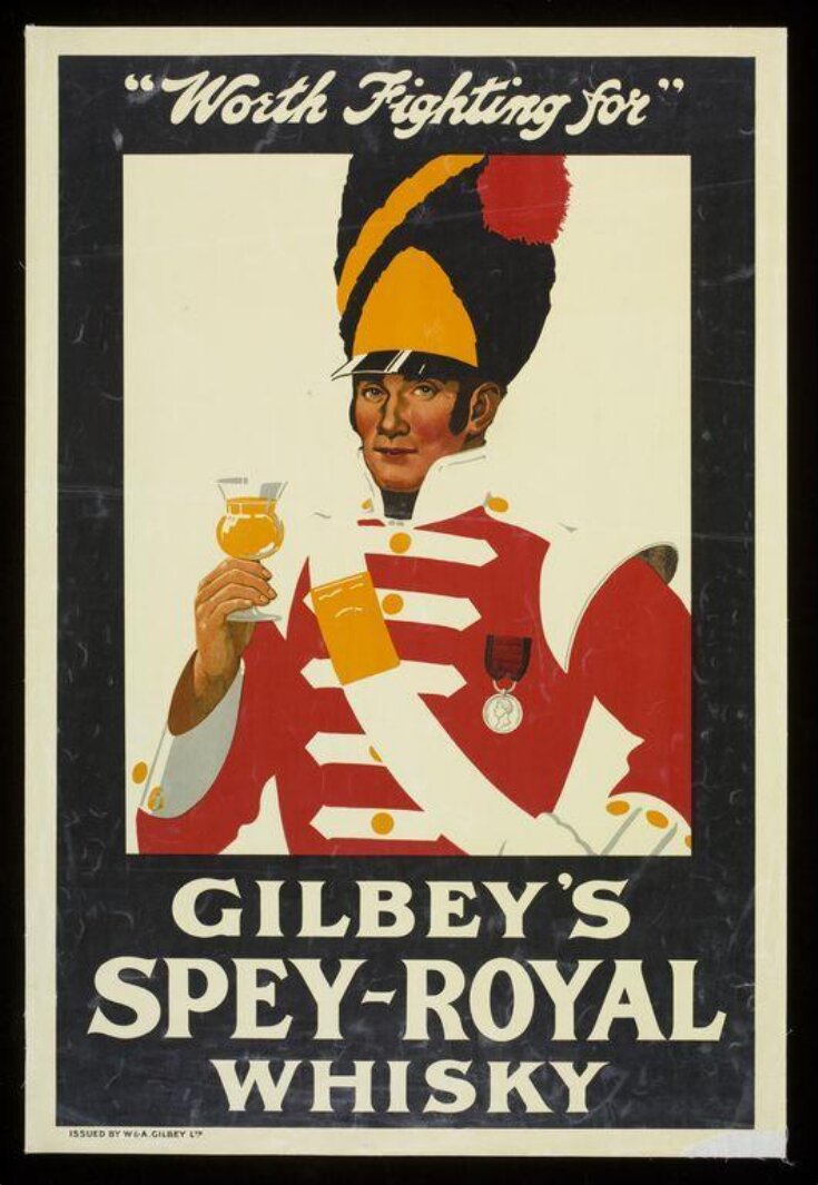 "Worth Fighting for" Gilbey's Spey-Royal Whiskey image