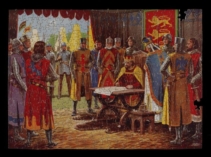 Signing the Magna Carta image
