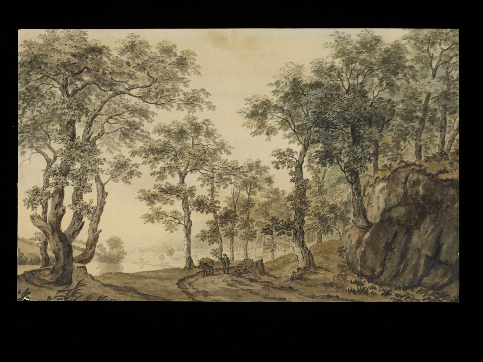 Landscape with rocks, George Rogers, ca. 1760-1800