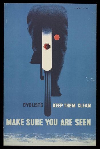 Cyclists Keep Them Clean. Make Sure You Are Seen.