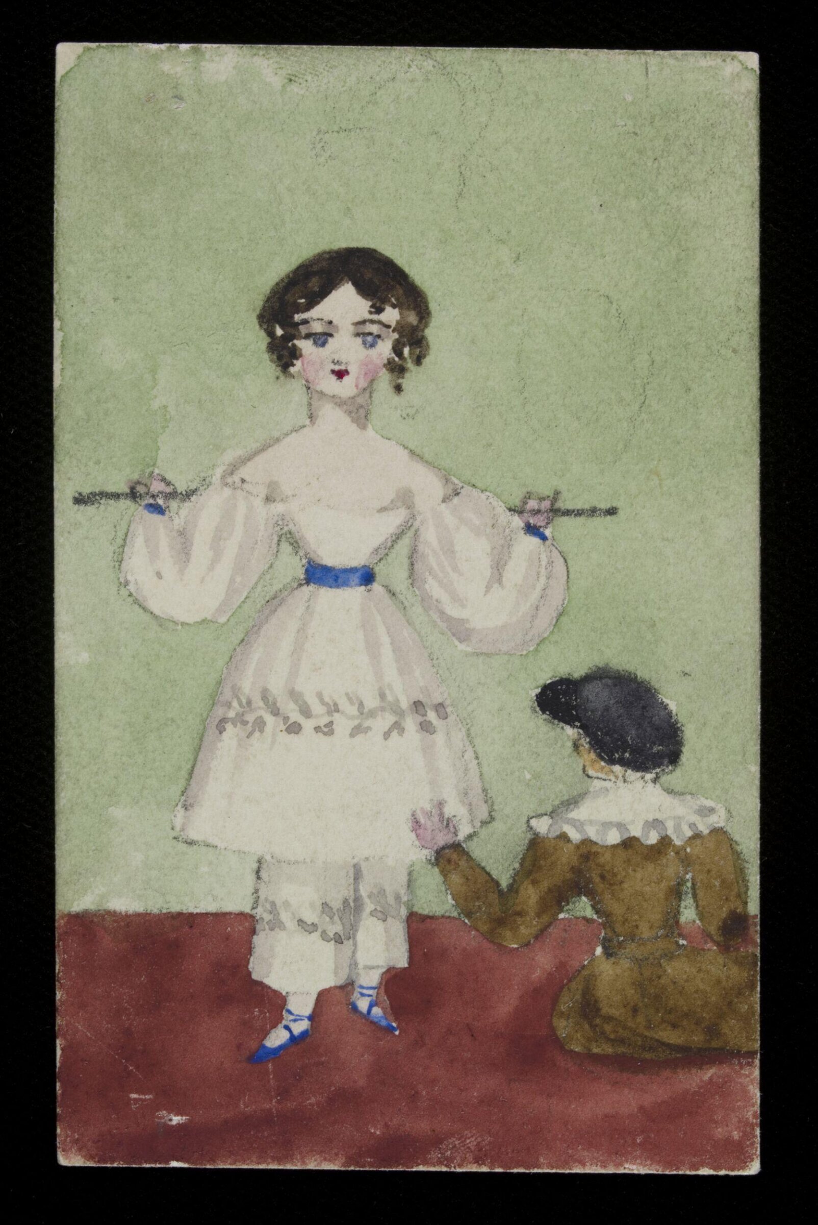 Watercolour drawing, Cecil Elizabeth Drummond, 1828-30