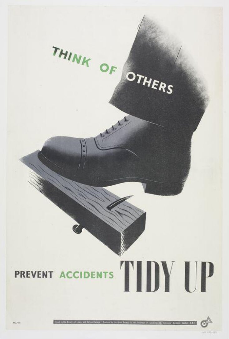 Think Of Others. Prevent Accidents. Tidy Up image