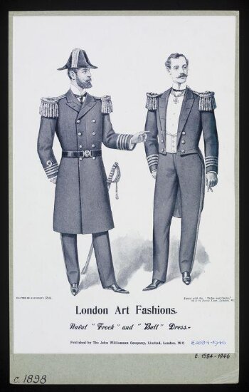 London Art Fashions - Naval "Frock" and "Ball" Dress