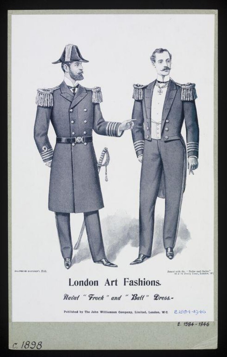 London Art Fashions - Naval "Frock" and "Ball" Dress top image