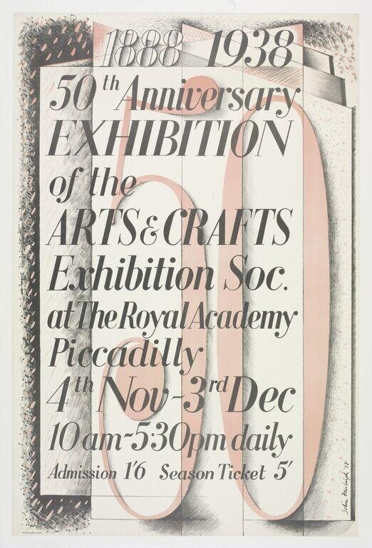1888-1938. 50th Anniversary Exhibition of the Arts & Crafts Exhibition Soc.
