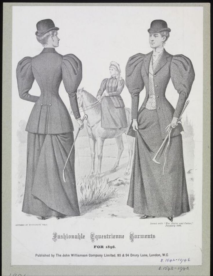 Fashionable Equestrienne Garments top image