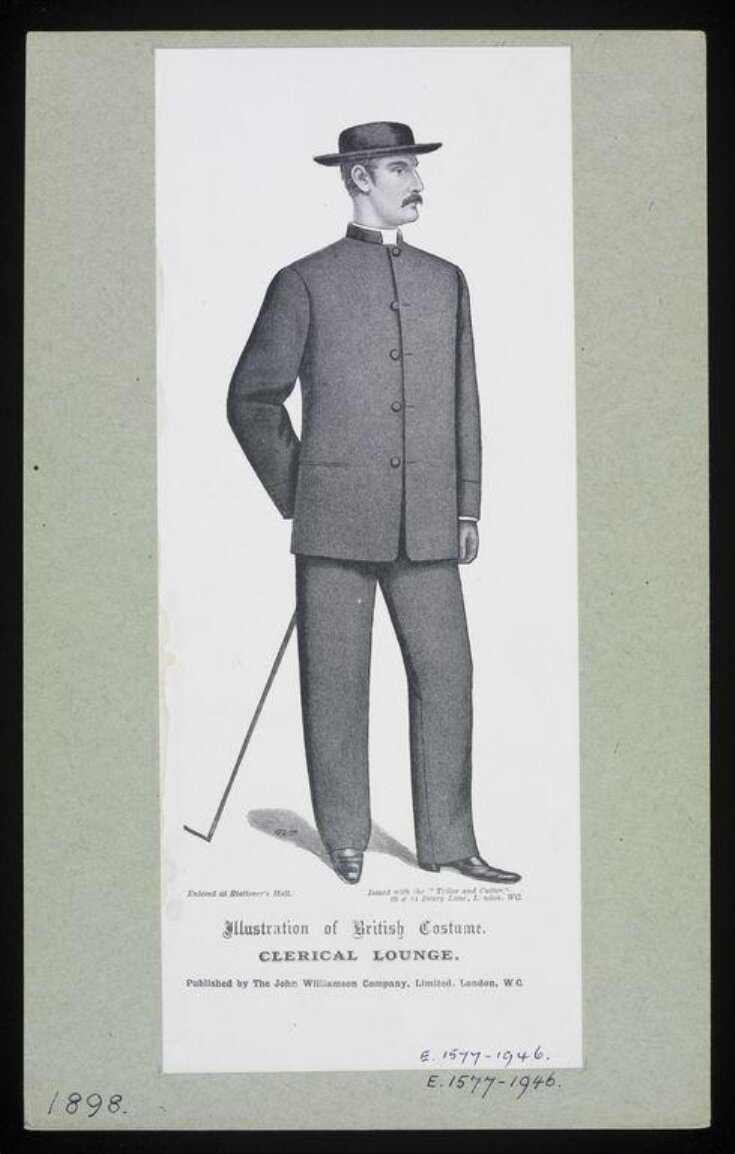 Illustration of British Costume - Clerical Lounge top image