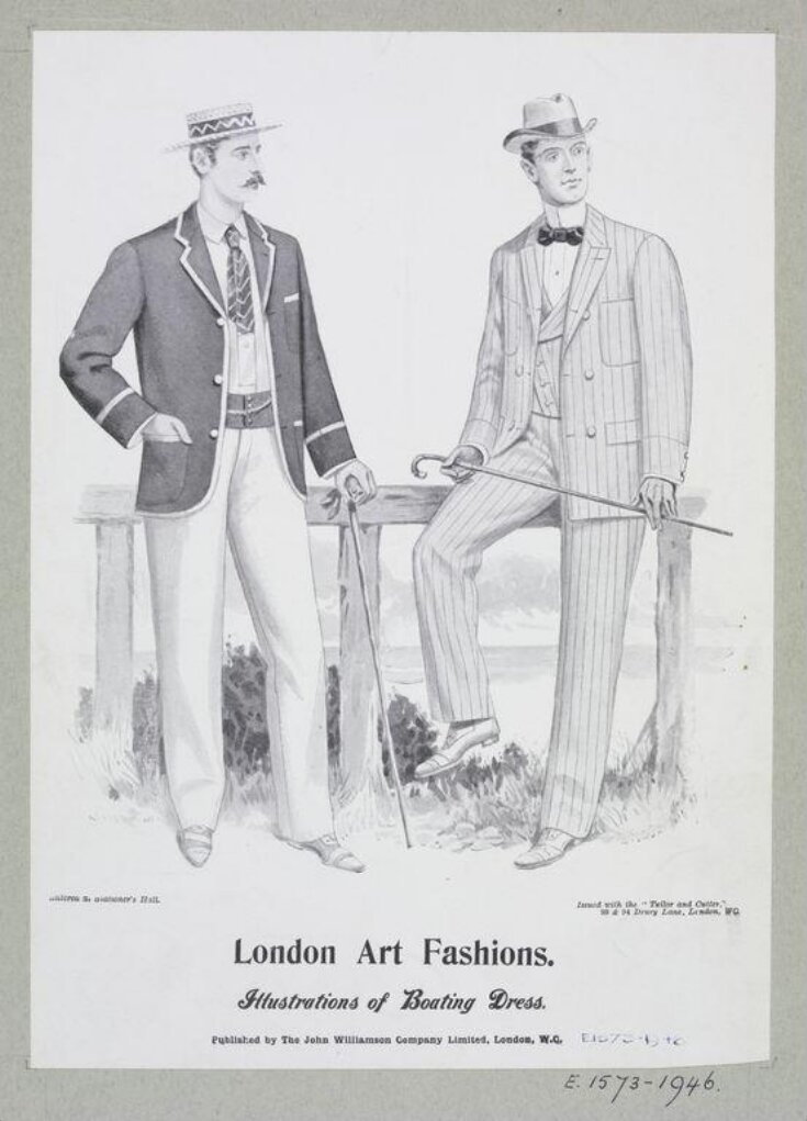 London Art Fashions - Illustrations of Boating Dress top image