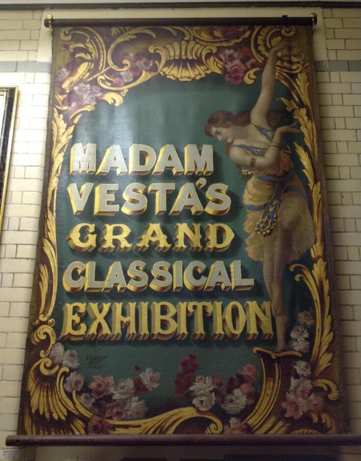 Madam Vesta's Grand Classical Exhibition Fairground Show Cloth top image
