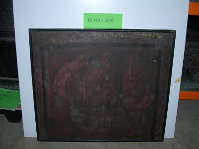 Copy of painting in the caves of Ajanta (Cave 17)