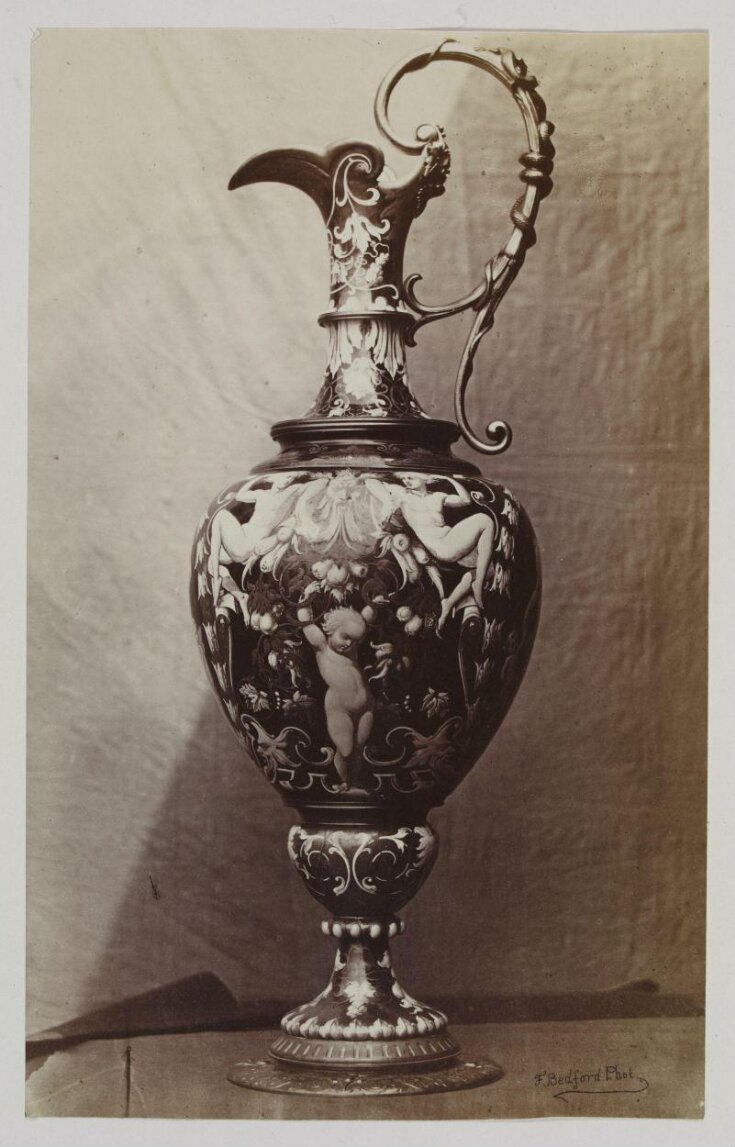 Vase in Sevres enamel  top image