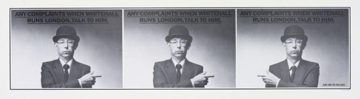 Any Complaints When Whitehall Runs London, Talk To Him. Say No To No Say. image