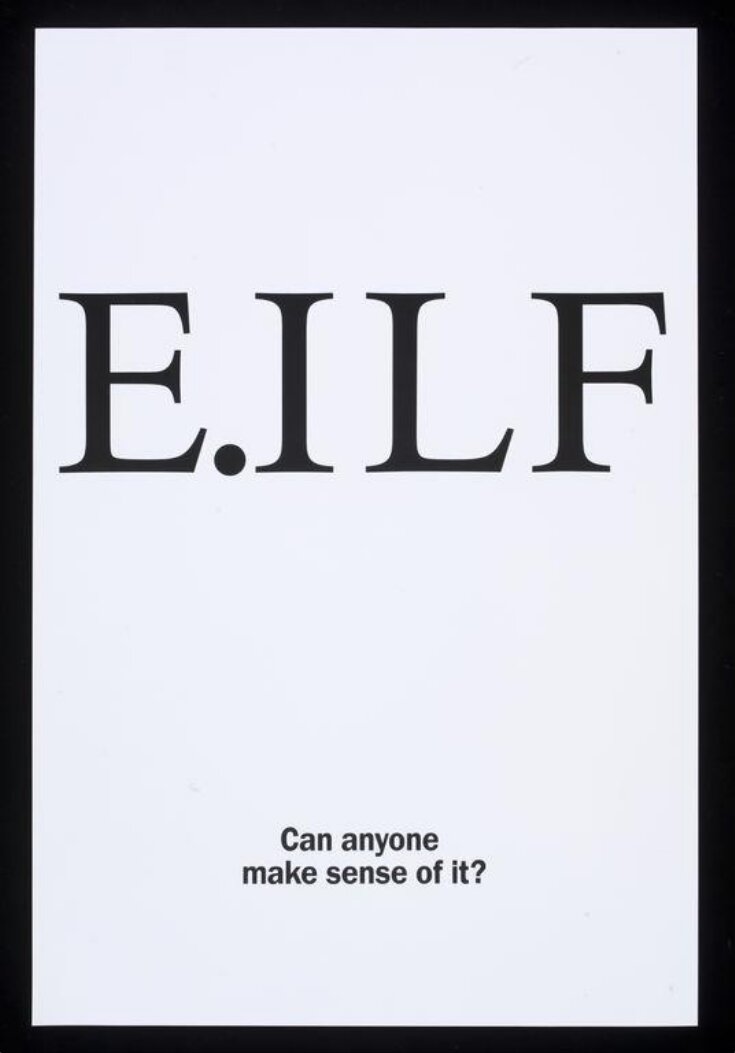 E.ILF. Can anyone make sense of it yet? image