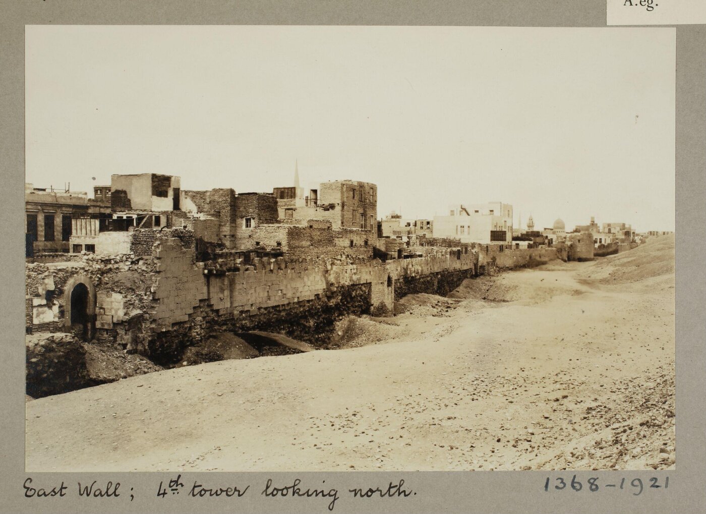 K.A.C. Creswell, Fourth tower, Ayyubid Wall, Cairo