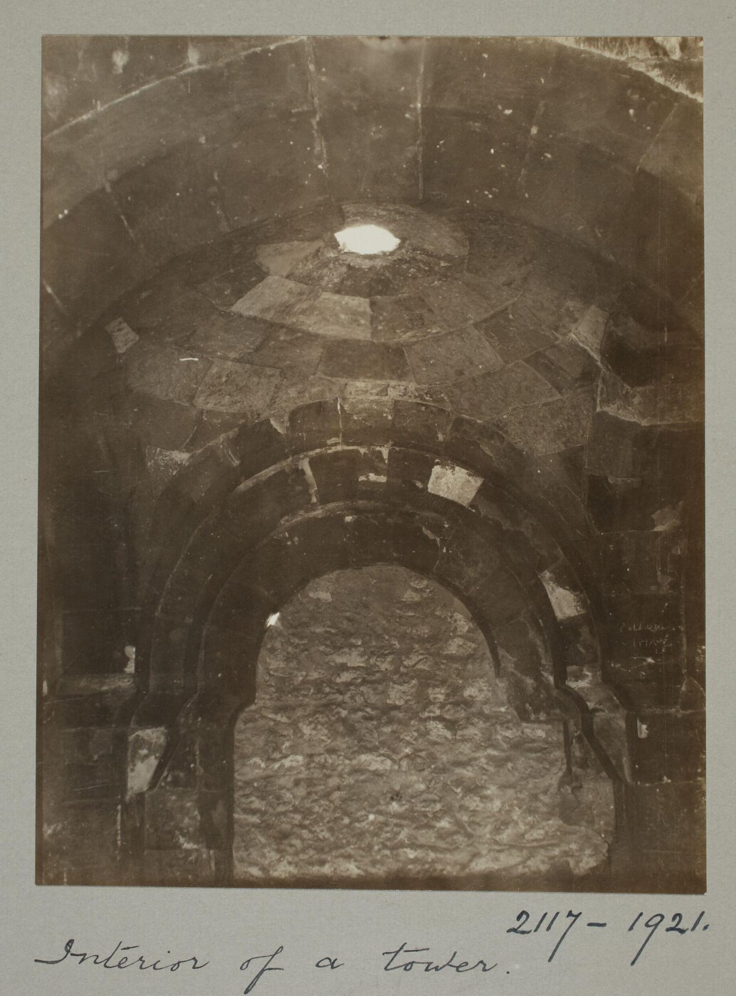 K.A.C. Creswell, Interior of Burj al-Zafar, Cairo