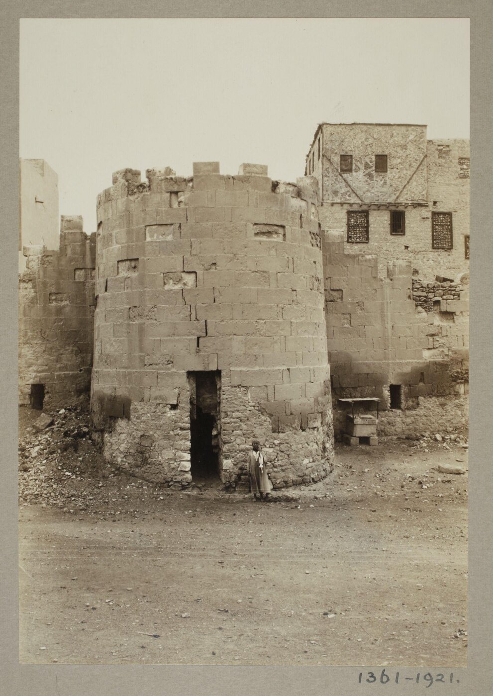 K.A.C. Creswell, 11th tower, Ayyubid Wall, Cairo