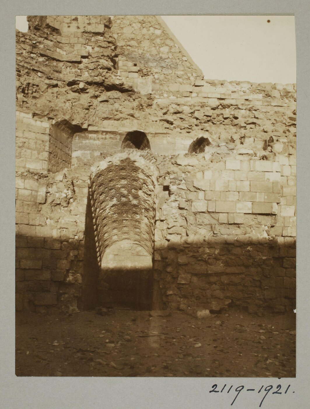 K.A.C. Creswell, Descending vault, Burj al-Zafar, Cairo