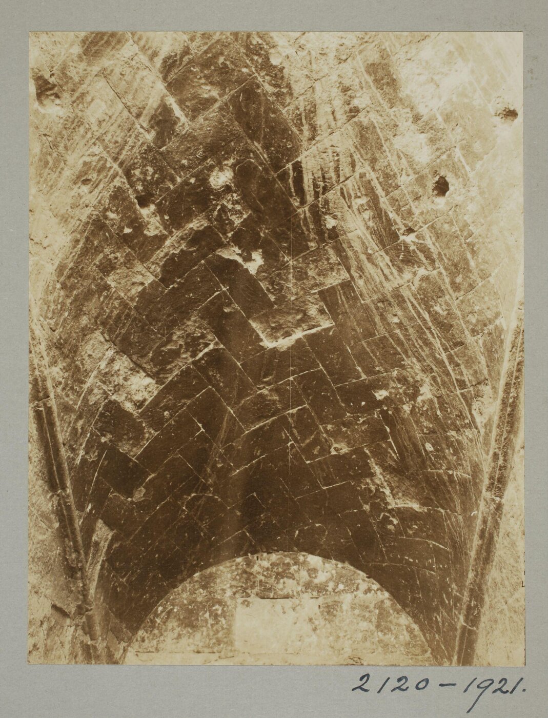 K.A.C. Creswell, Descending vault, Burj al-Zafar, Cairo
