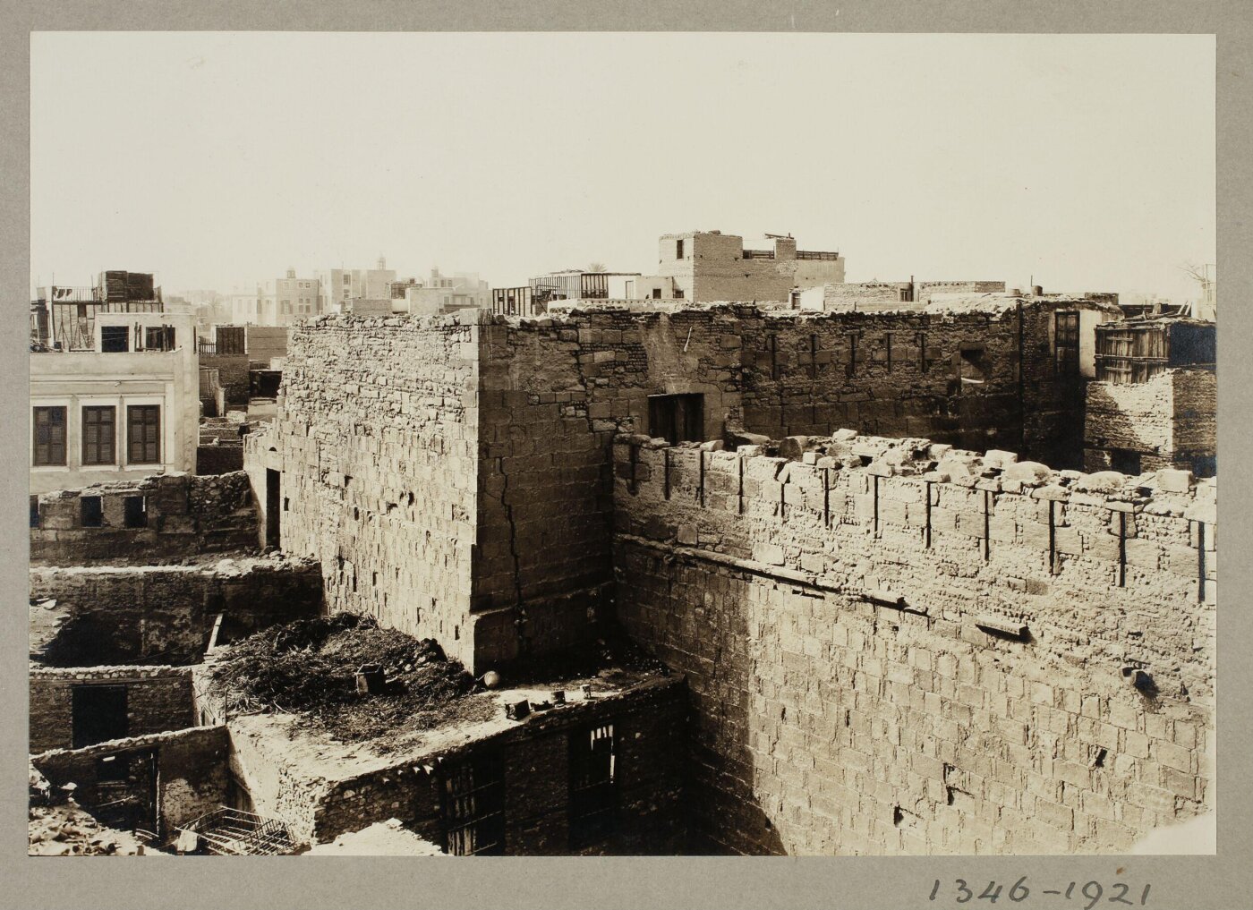 K.A.C. Creswell, Pentagonal tower, North Wall, Cairo