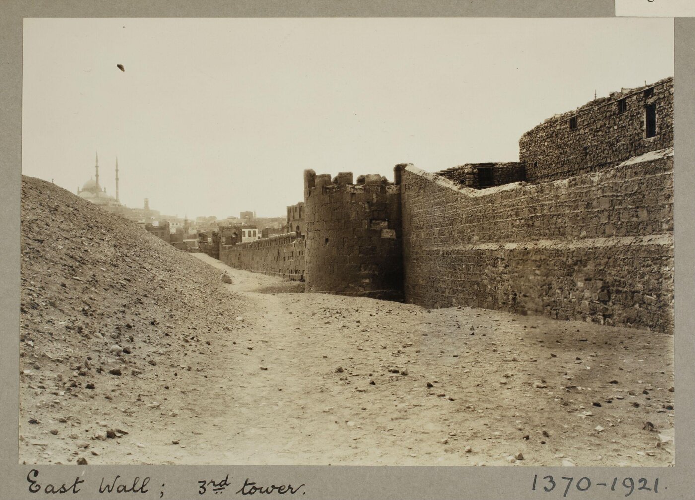 K.A.C. Creswell, Third tower, Ayyubid Wall, Cairo