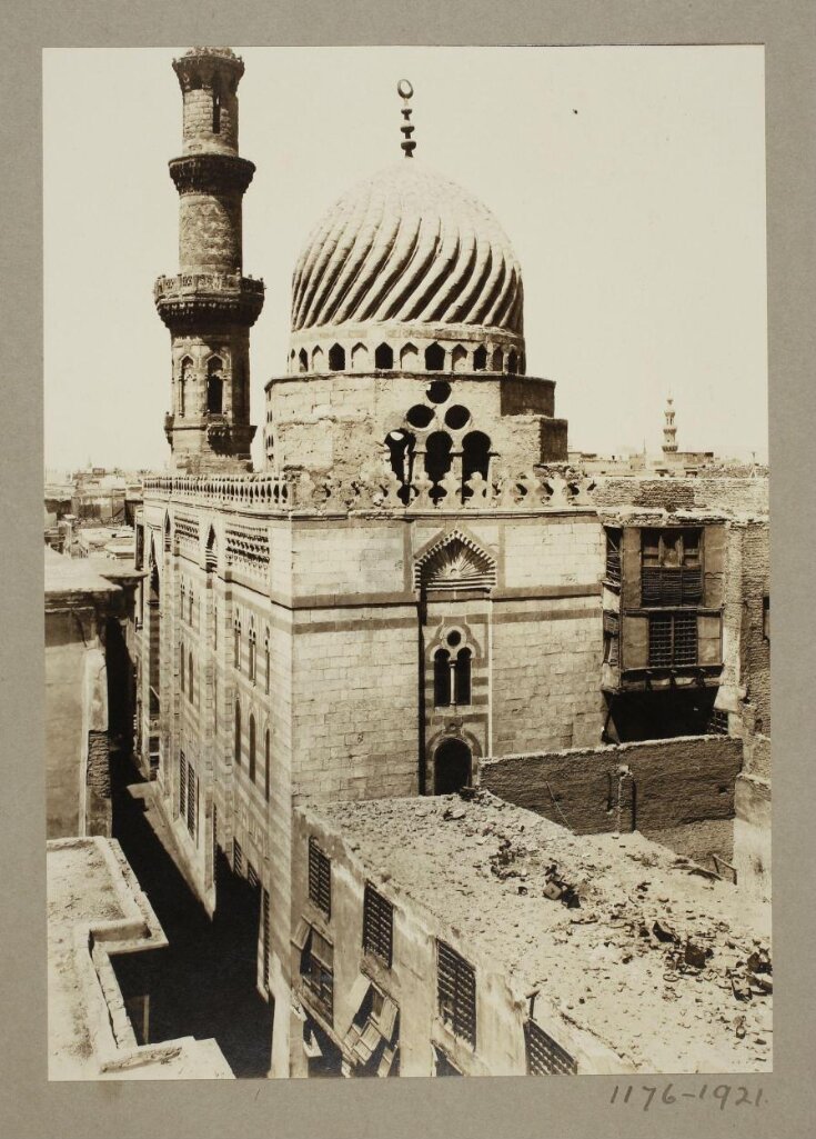 South west angle of the funerary madrasa of the Mamluk Amir Uljay al-Yusufi, Cairo top image