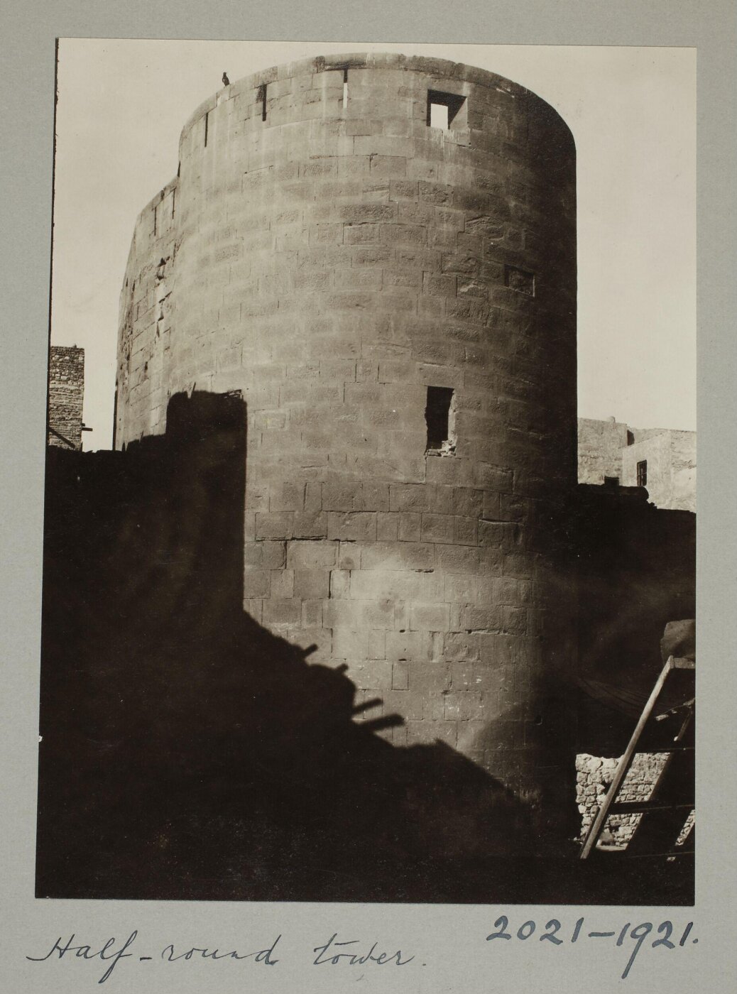 K.A.C. Creswell, Half round tower, North Wall, Cairo