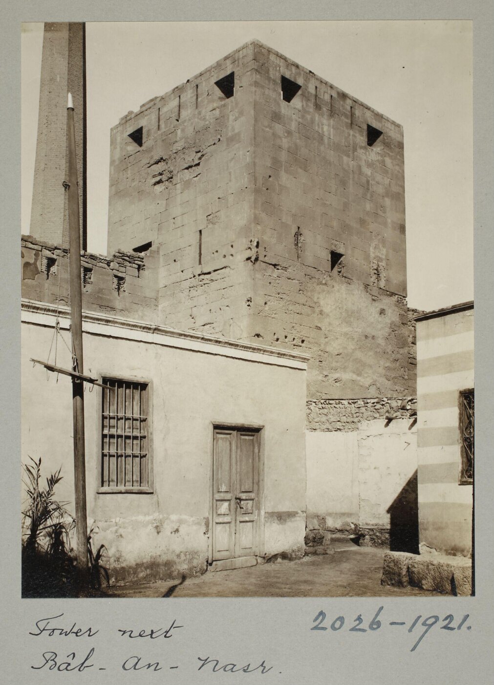 K.A.C. Creswell, Tower next to Bab al-Nasr, North Wall, Cairo