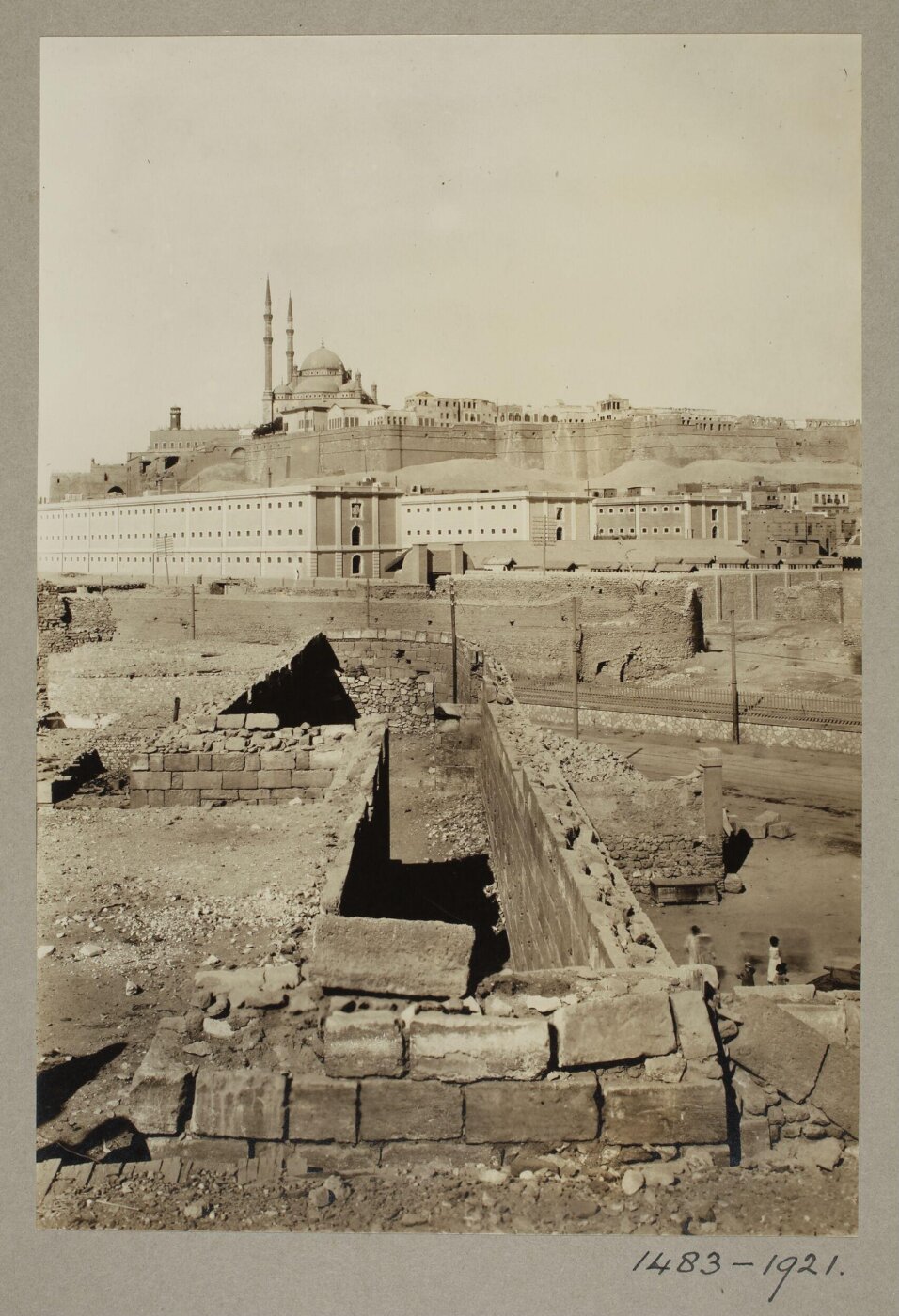 K.A.C. Creswell, View from top of Bab al-Qarafa, Cairo