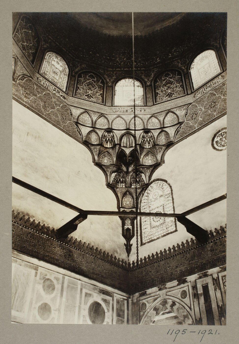 K.A.C. Creswell, Pendentive of mausoleum in the funerary complex of Mamluk Sultan al-Zahir Barquq, Cairo