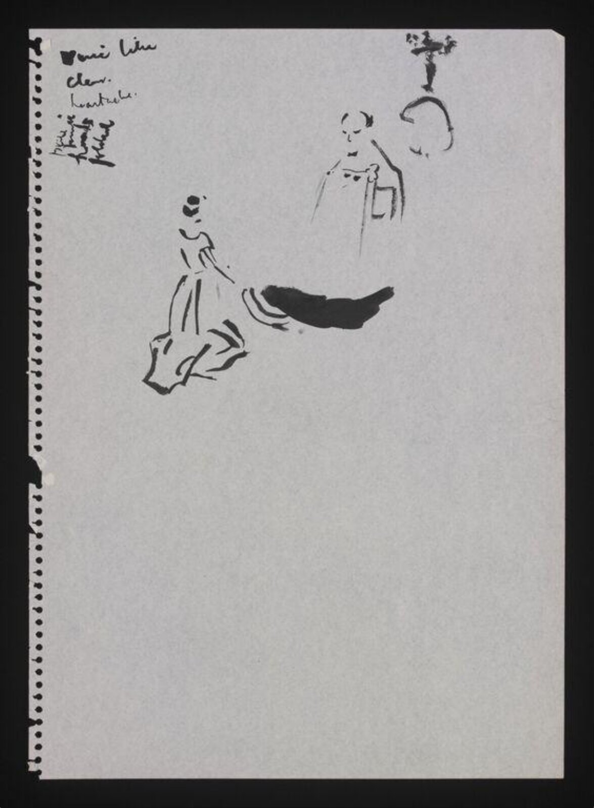 Drawing, Cecil Beaton, ca.1940-1960