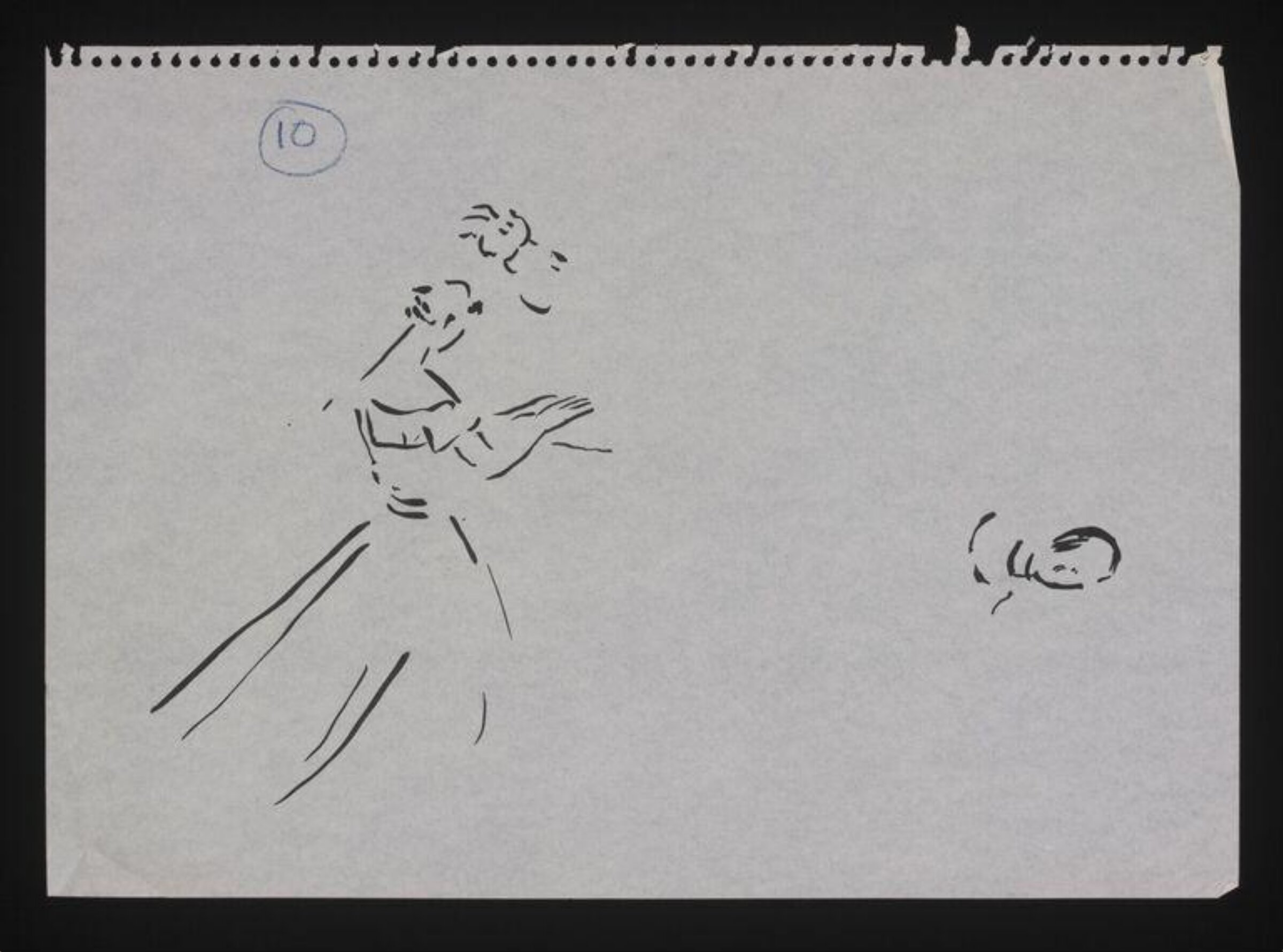 Drawing, Cecil Beaton, ca.1940-1960