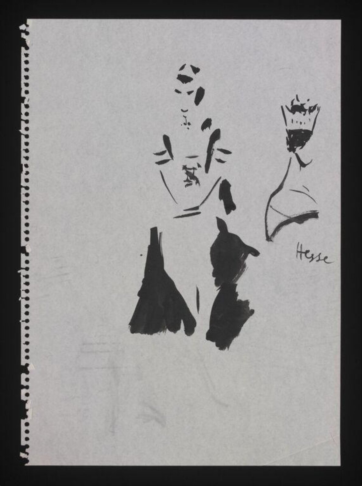 Drawing, Cecil Beaton, ca.1940-1960