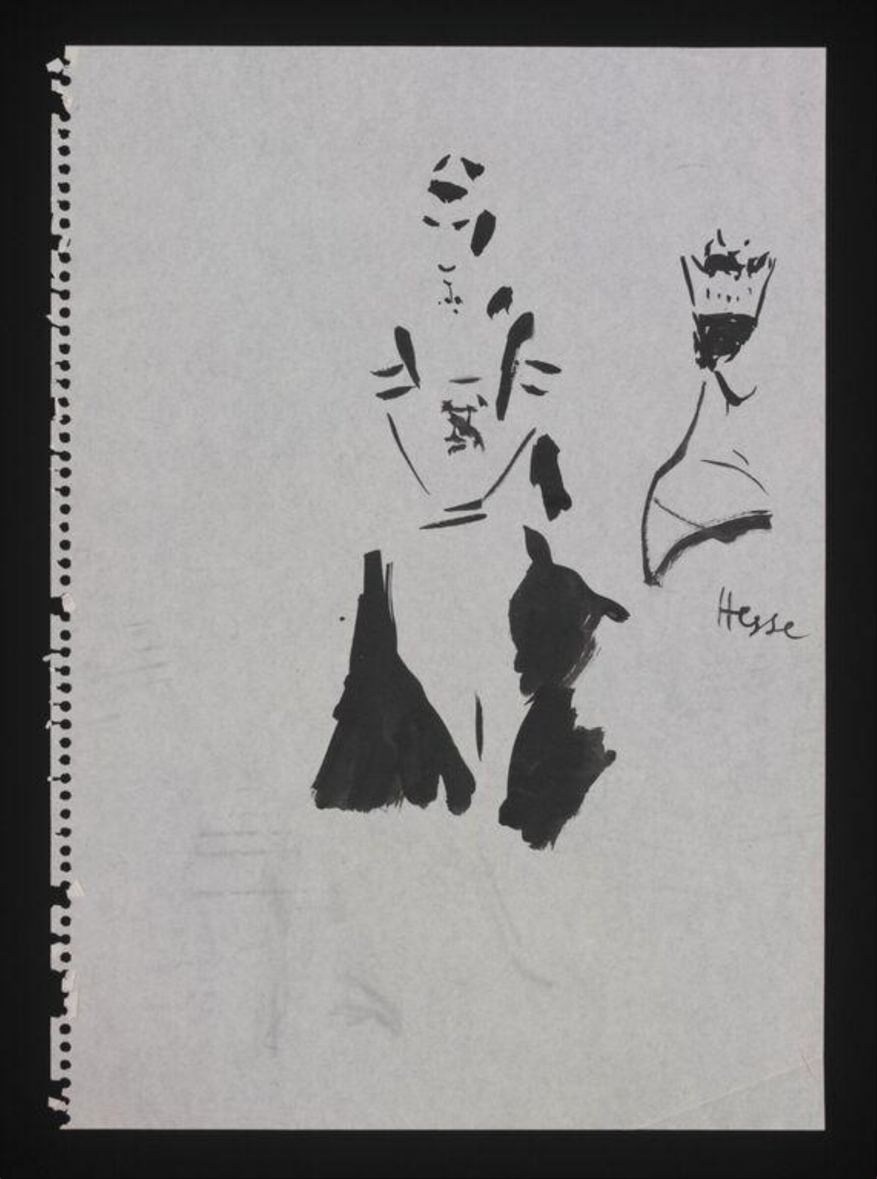 Drawing, Cecil Beaton, ca.1940-1960