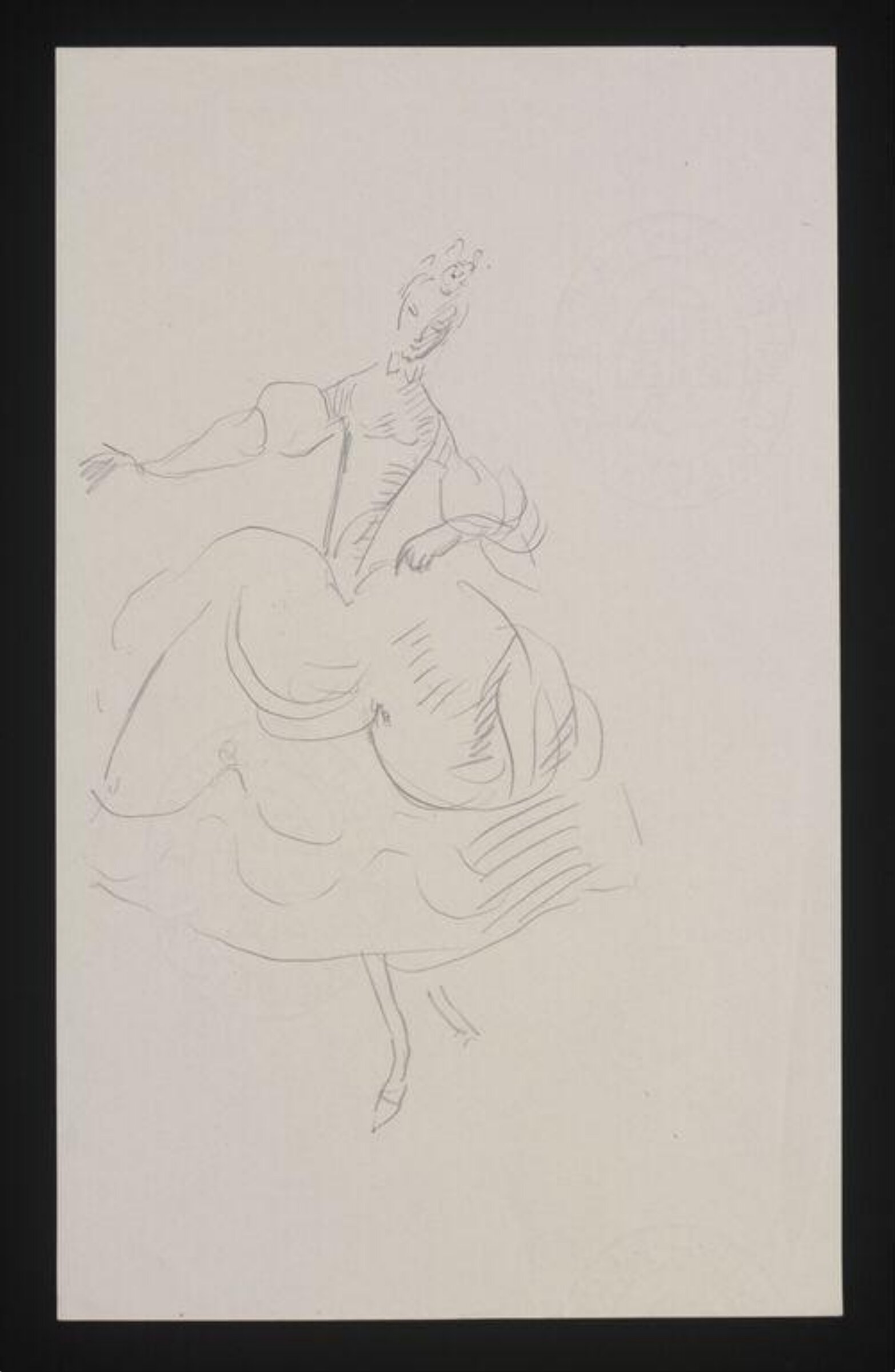 Cecil Beaton sketch possibly for Adriana Lecouvrer, Cecil Beaton, ca. 1940s - 1980