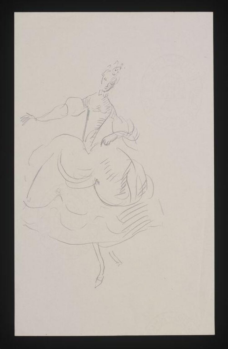 Cecil Beaton sketch possibly for Adriana Lecouvrer image