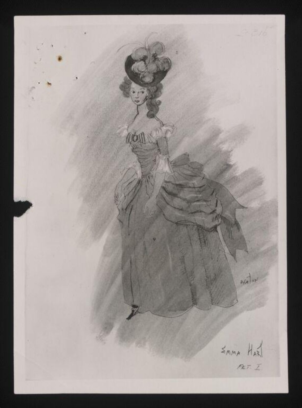 Drawing, Cecil Beaton, ca.1959