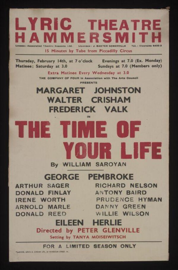 Lyric Hammersmith poster