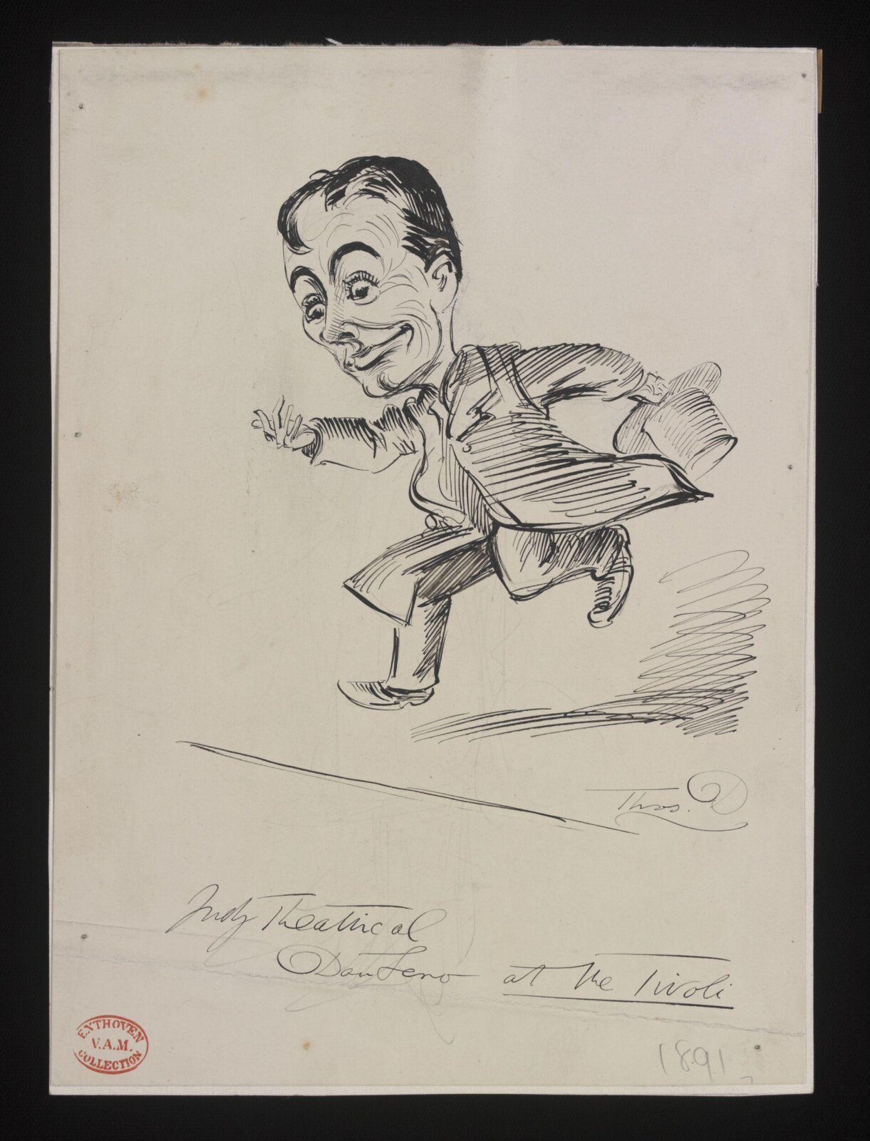 Dan Leno at the Tivoli, Thos., ca. 1891