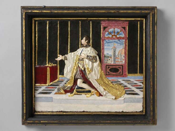 Cosimo II de' Medici before an Altar top image