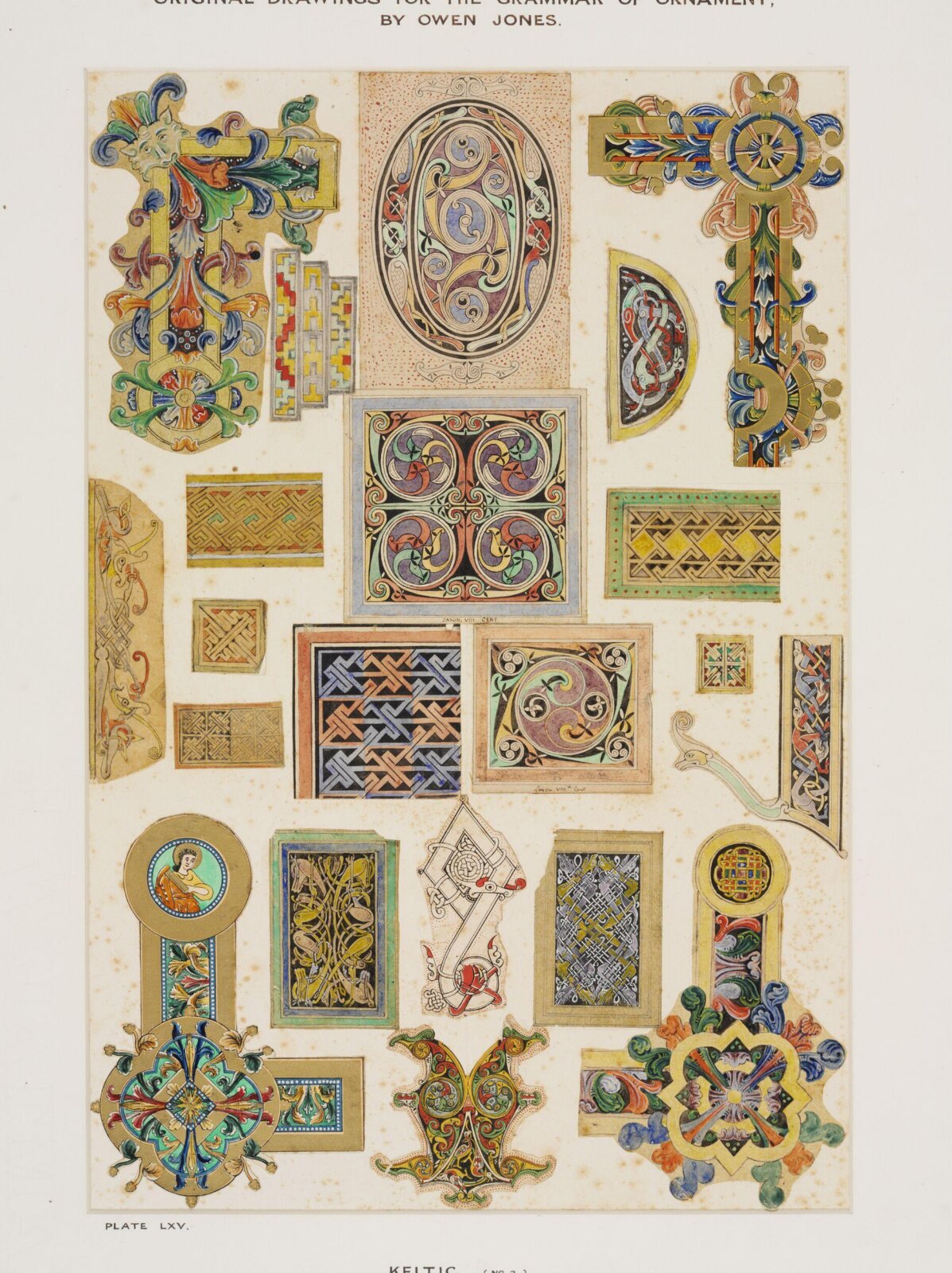 Drawing, Owen Jones, 1856