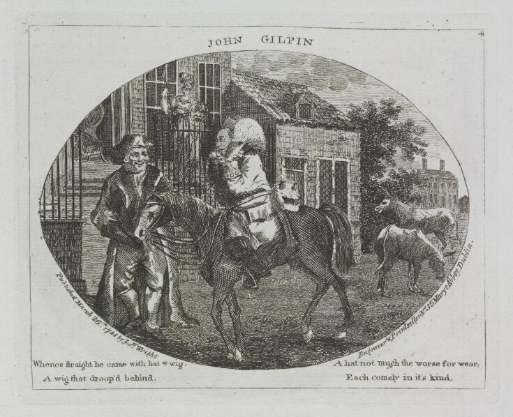 Six Prints from the Renown'd History of John Gilpin top image