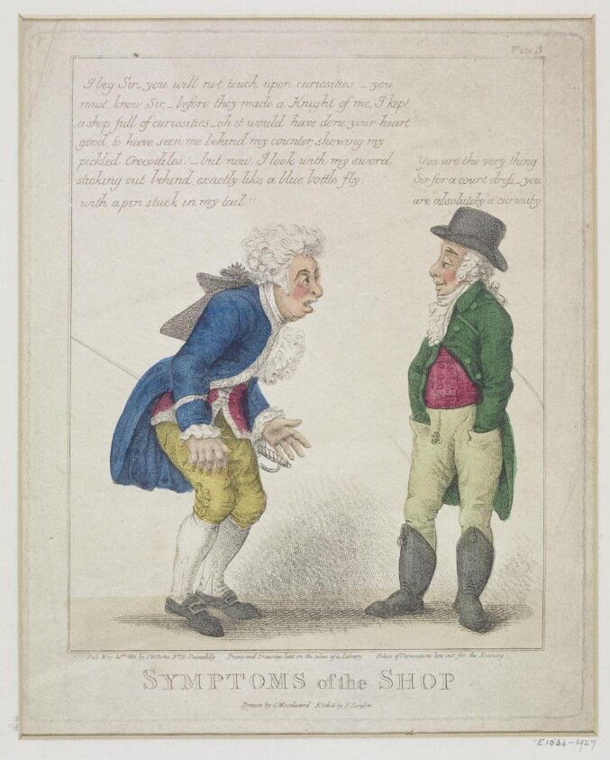 Symptoms of the Shop (14 May 1801) by Franciscus Sansom