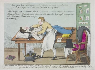 The Acme of Fashion, or the secrets of the toilet discover'd, intended as a lesson for the Stiff Necked Generation in the Art and Mystery of Starch'd Collars by a Nobleman