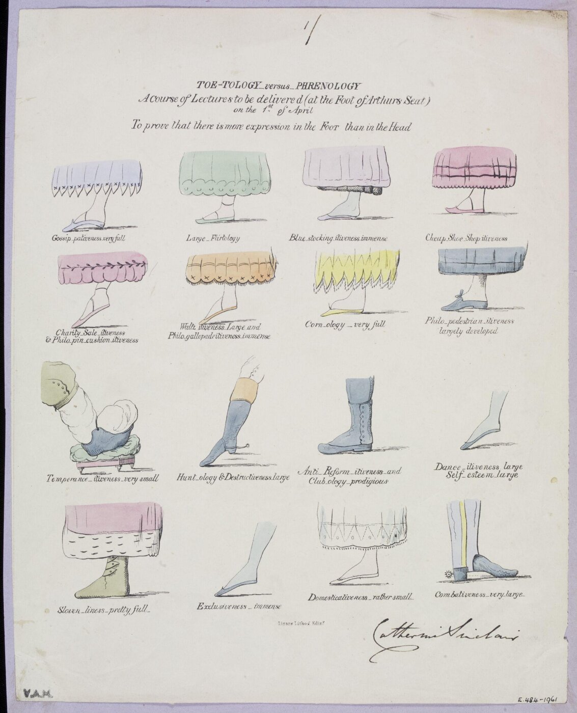 Unknown, Toe-Tology versus Phrenology