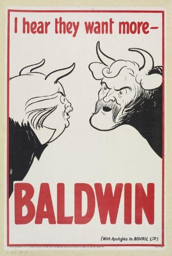 I hear they want more - Baldwin (With Apologies to Bovril Ltd.)