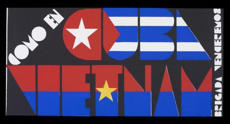 Como en Cuba, Vietnam. Brigada Venceremos. (As in Cuba, Vietnam. United We Shall Overcome) top image