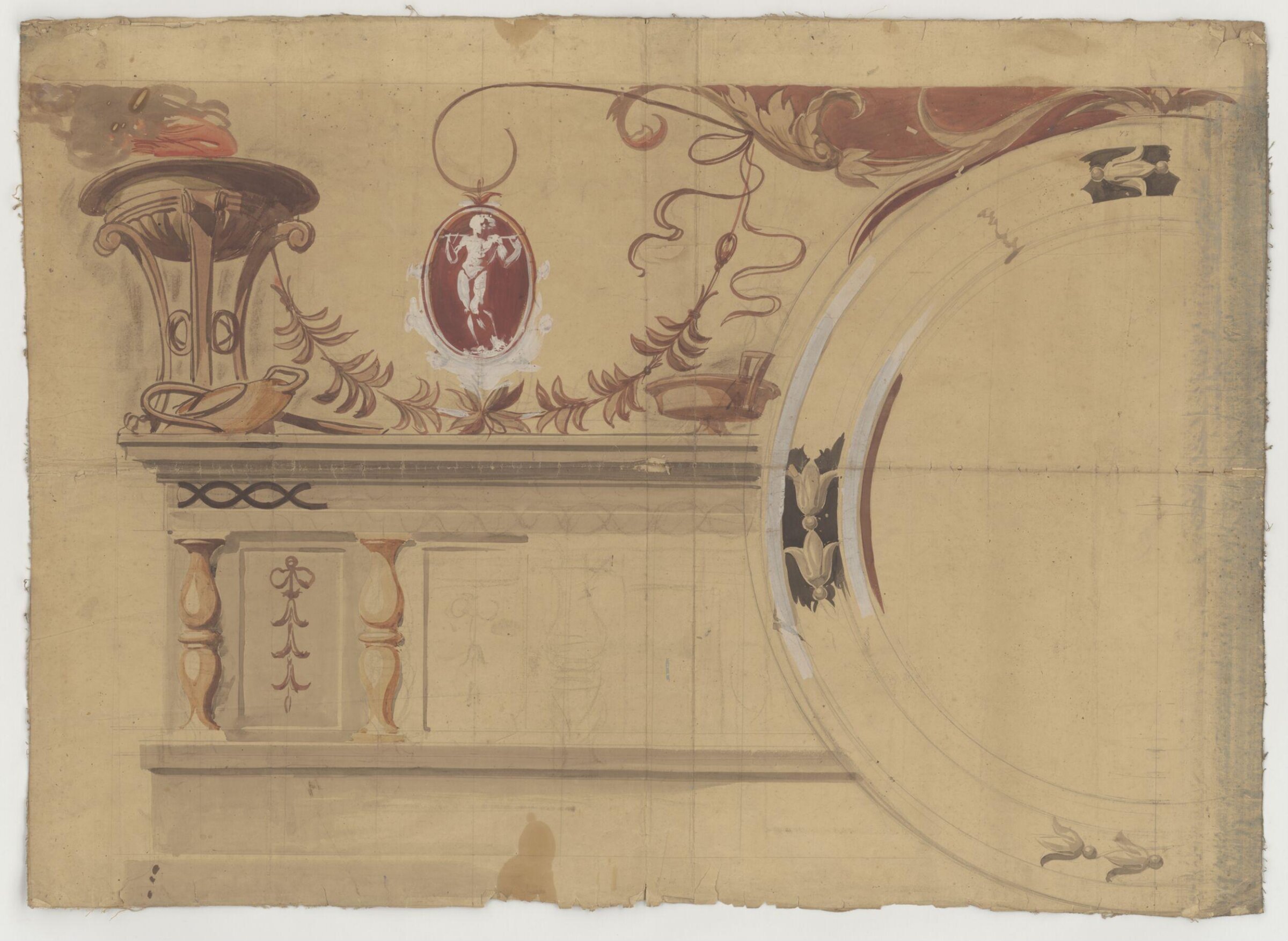 Drawing, Alfred Stevens, 19th century