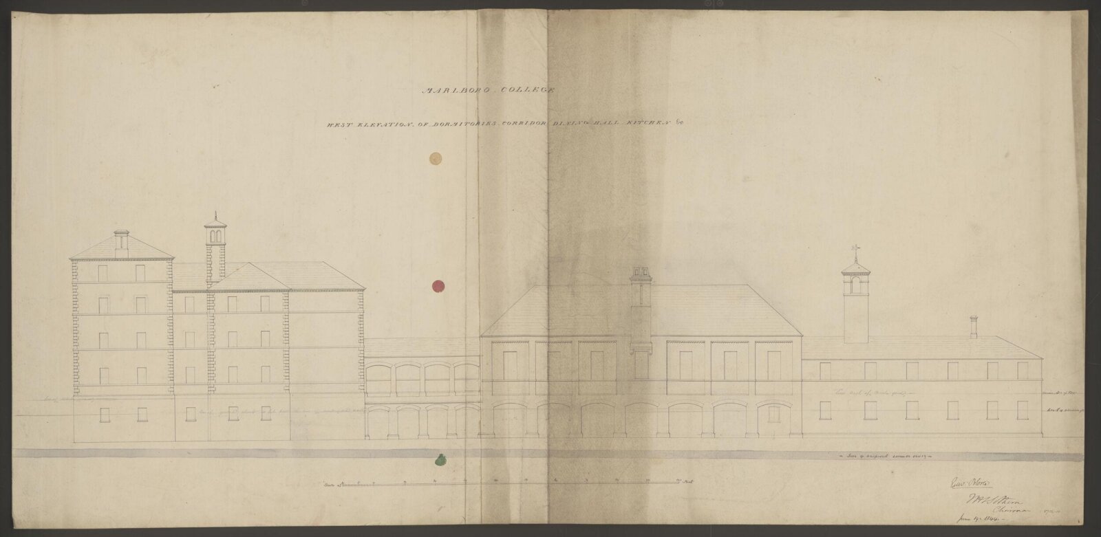 Drawing, Edward Blore, 19/06/1844