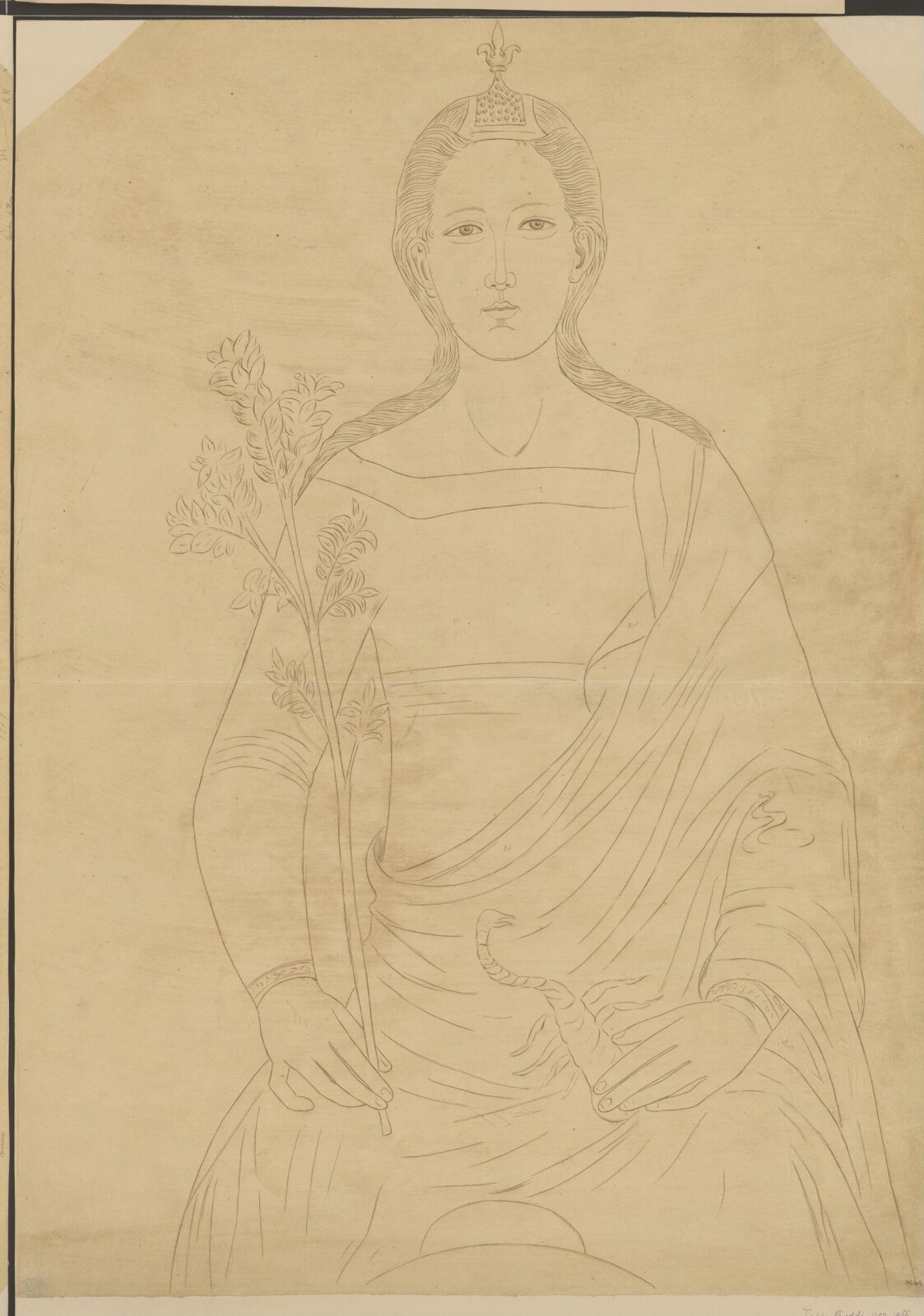 Drawing, Austen Henry Sir GCB Layard, c. 1850